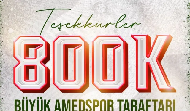 Amedspor bi 800 hezar şopînerên xwe li Tirkîyeyê di rêza 5emîn de ye